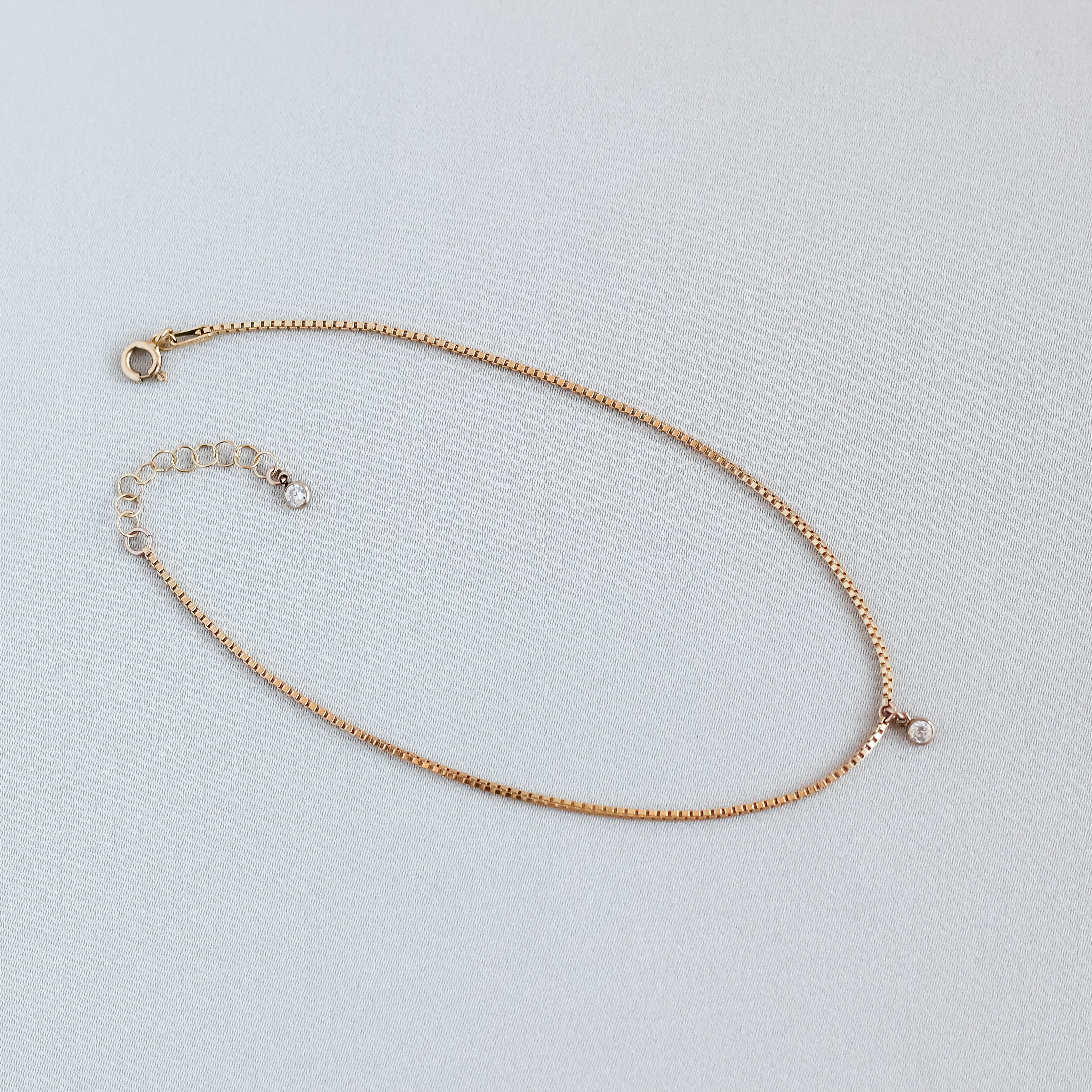 Box chain Anklet