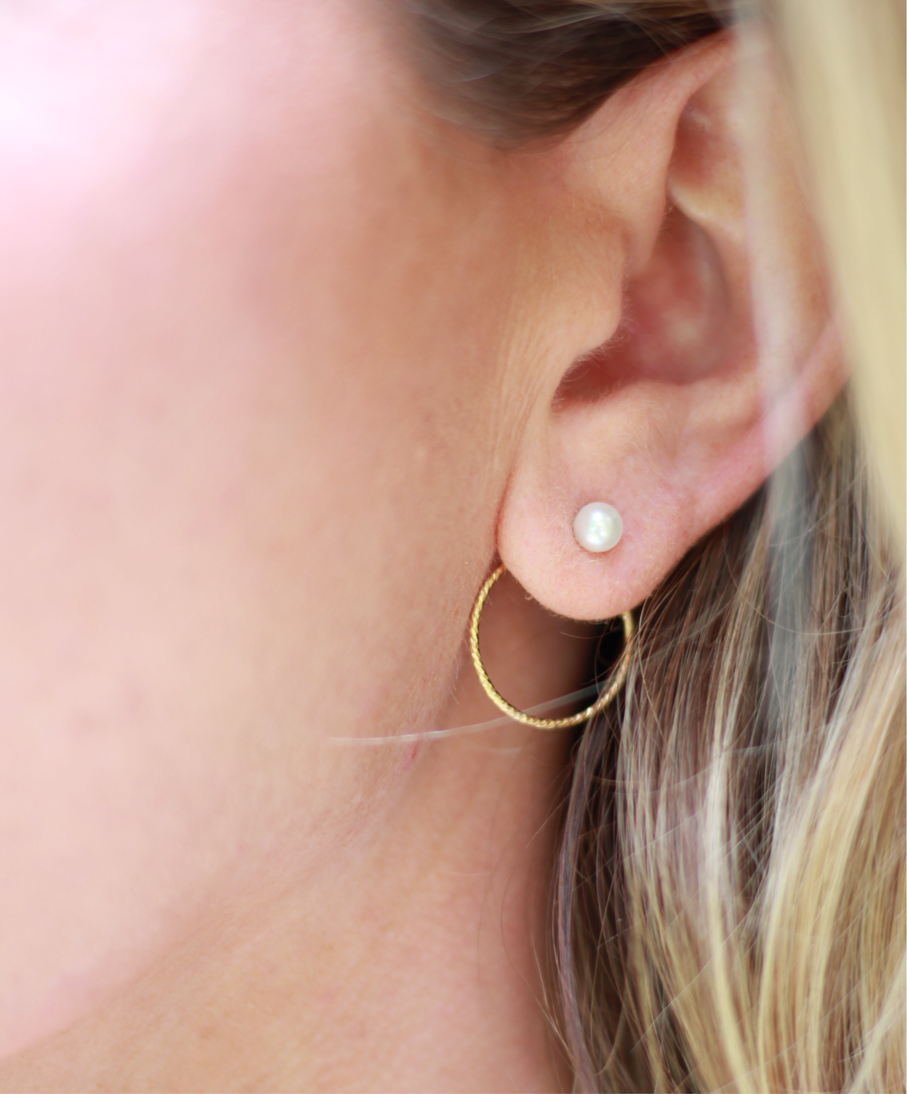 Pearl hoops